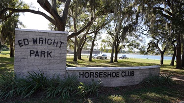 sign for Ed Wright Park