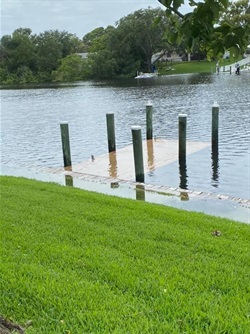 This is an example of a king tide.