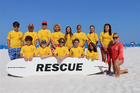 group lifeguard camp photo