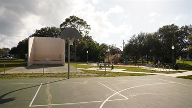 view of basketball court