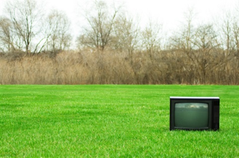 Electronic waste TV disposal get rid of TV