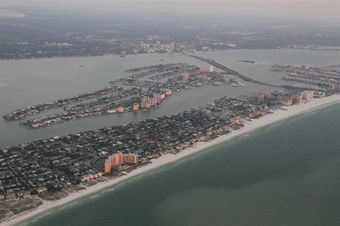 aerial image of island estates