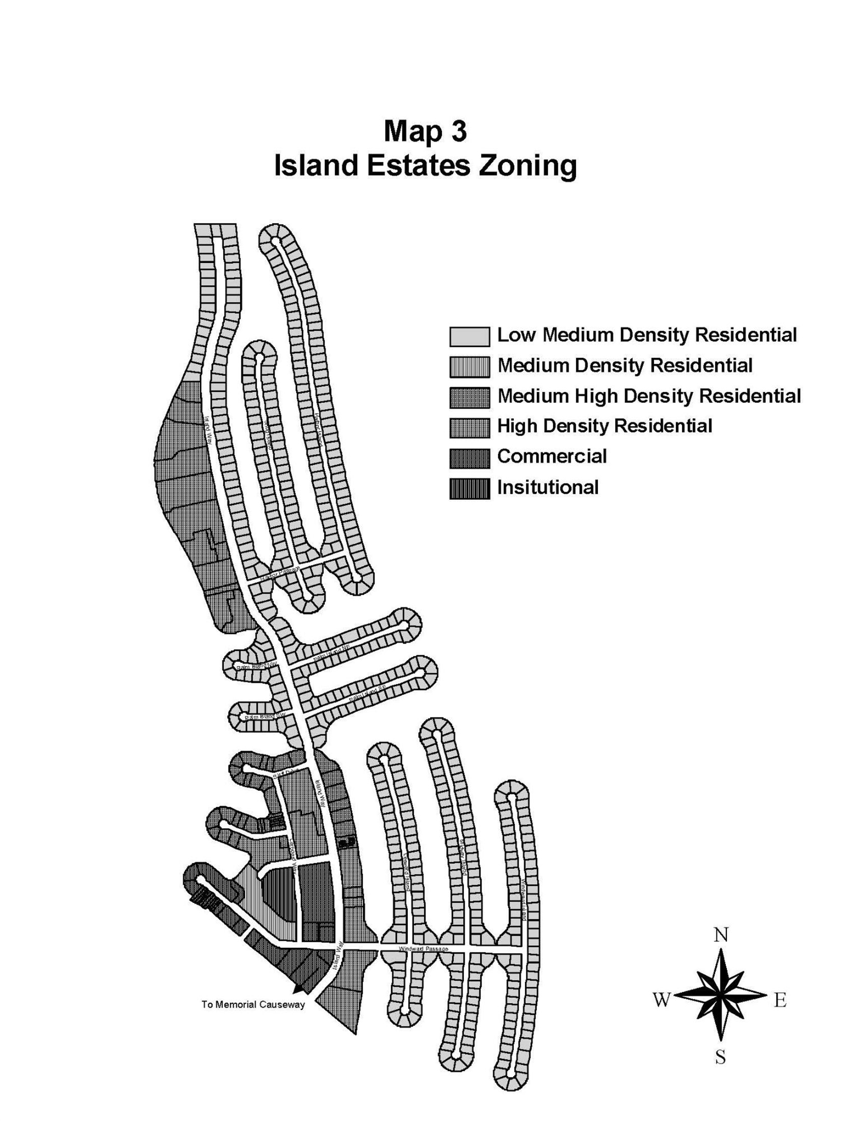 Map 3 Island Estates Zoning