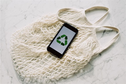 recycling, phone app